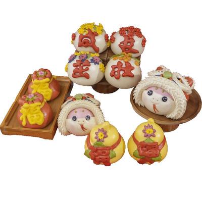 胶东花饽饽周岁馒头醒狮