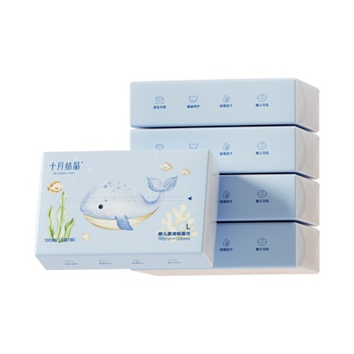 十月结晶小海豚婴儿云柔巾