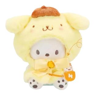 库洛米玉桂狗布丁狗着替披风美乐蒂挂件娃娃衣头套努努外套玩偶10