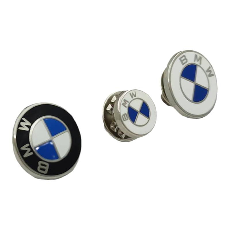 BMW宝马小熊胸针5字徽胸章logo定制金属勋章4S店西服商务胸牌定做