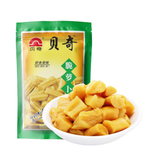 贝奇萝卜干90g*10包咸菜下饭菜开胃即食榨菜原味/香辣福建脆萝卜