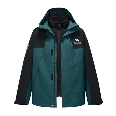 骆驼秋冬三合一抓绒内胆冲锋衣