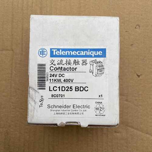 议价全新原装接触器LC1D25BDC24VDC成色维修