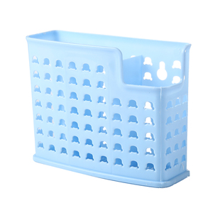 家用厨房用品筷笼壁挂式贴墙免打孔塑料筷子篓平放简约沥水架收纳