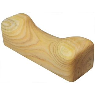 黄柏木枕头颈椎木枕护颈牵引拉伸成人驼背保健硬木枕支撑腰枕曲度
