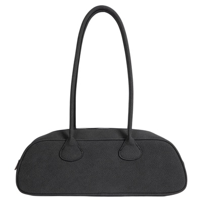 Dotlyn复古大容量荔枝纹法棍包包