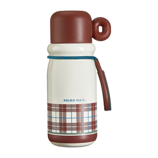 物生物保温杯女生高颜值吸管水杯大容量学生儿童上学专用便携杯子