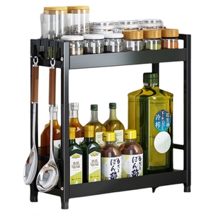 不锈钢厨房调味料置物架台面桌面尺寸家用调味品酱油调料收纳架子