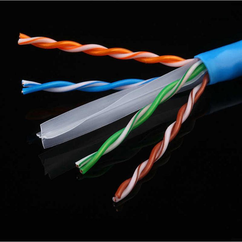 整箱蓝色 六类千兆网线卷300米超高速家装用CAT6网络宽带线1000M