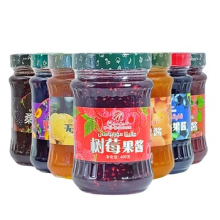 新疆特产树莓果酱无花果杏子酱组合果酱酸奶奶昔家用夹心早餐烘焙