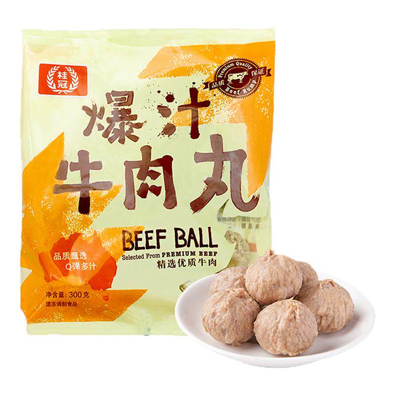 桂冠爆汁牛丸丸纯牛肉