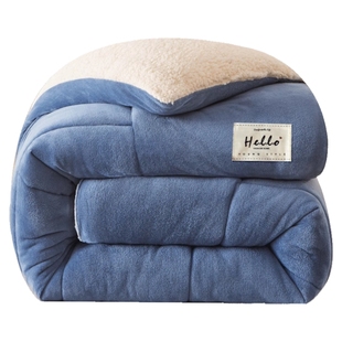 牛奶羊羔绒毛毯加厚保暖冬季被子午睡沙发盖毯被芯棉被冬被春秋被