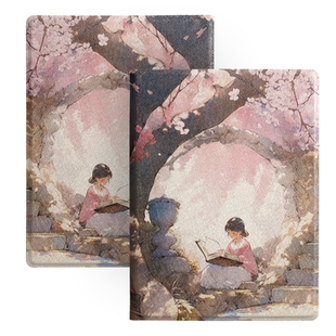 两只羊适用文石poke6保护套poke5保护壳全包清水透明软壳ONYX Boox Go6磁吸分离式6英寸休眠唤醒可爱女生插画