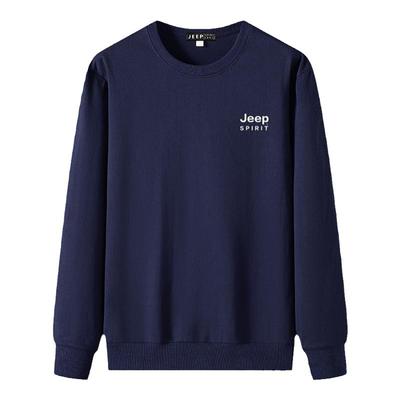 男士吉普春秋圆领卫衣