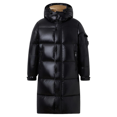 雅鹿加厚高蓬防水羽绒服情侣款