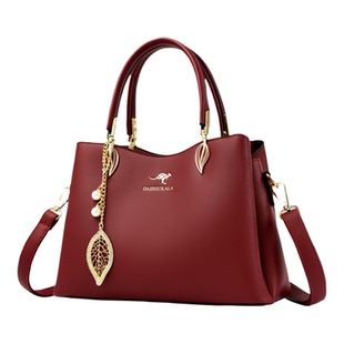 袋鼠专柜女包中年手提包送妈妈礼物2026新款大气女士斜挎包大容量