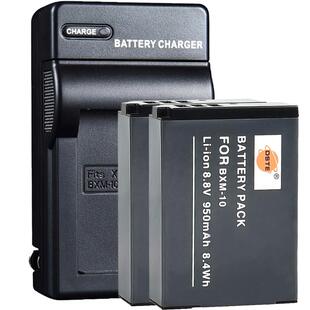 蒂森特 适用于小蚁微单m1电池bxm-10 配件备用电池充电器