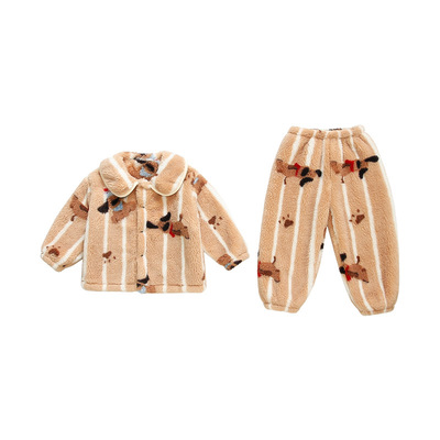 2025年冬季童装儿童家居服套装