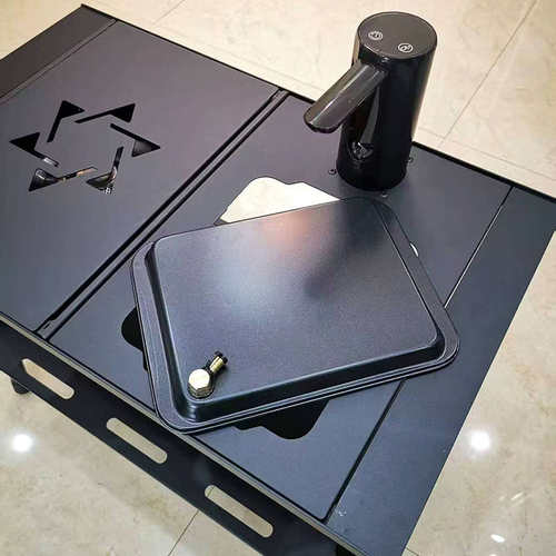 IGT桌磁吸电动上水器泡茶配件露营围炉煮茶水泵抽水铝合金单元板