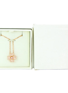 /施华洛世奇女粉色四叶草项链