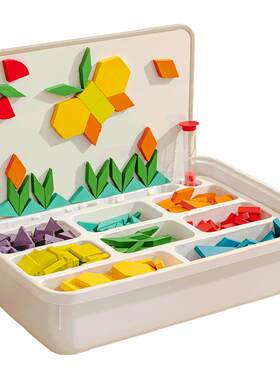Mideer弥鹿磁力七巧板图形认知