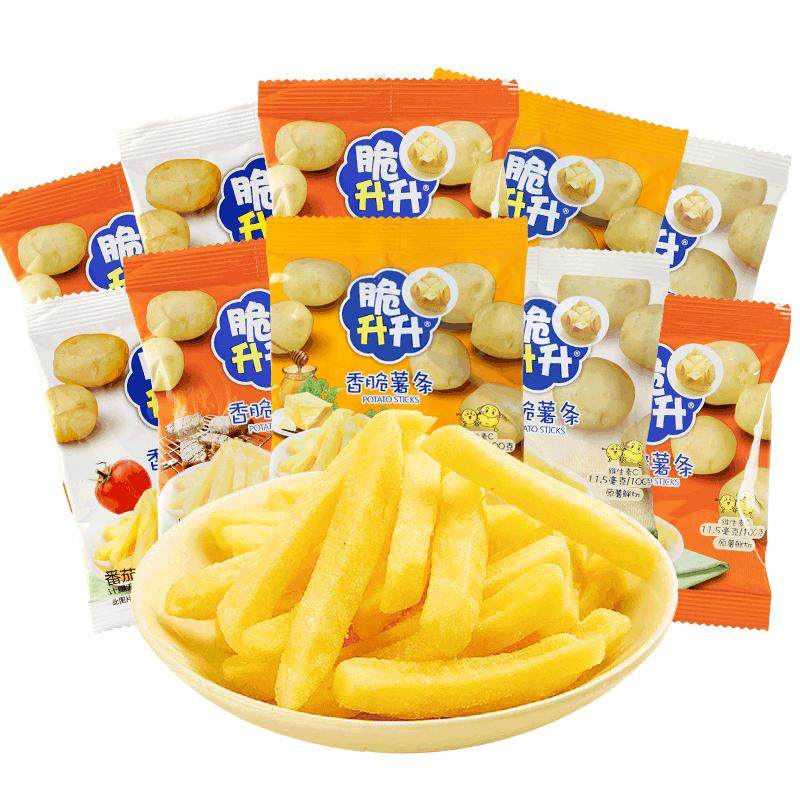 脆升升薯条香脆蜂蜜黄油味土豆条脆生生小零食大礼包休闲食品小吃