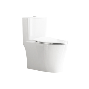 惠达抗菌无棱马桶家用卫生间节水防臭坐便器轻音冲超漩虹吸6365