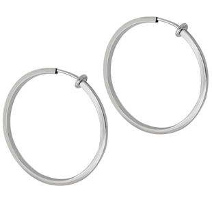 时尚无耳洞隐形方管大圈耳夹个性潮流男女冷淡风耳饰小众设计欧美