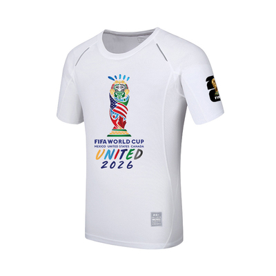 2026美加墨FIFA世界杯WorldCup文化T恤衫加油助威速干男透气短袖