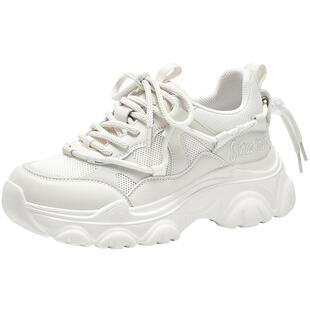 Lee Cooper厚底老爹鞋女款2026新款春季轻便增高休闲鞋设计感女鞋