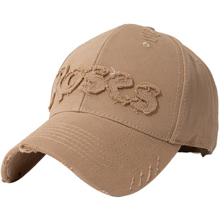 硬顶棒球帽女士宽帽檐大脸显脸小鸭舌帽男士高端品牌加大深顶帽子