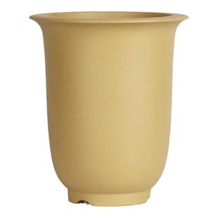 蔓木人紫砂宜兴紫砂花盆兰花盆精品包邮金钟素面古典桌面君子兰盆