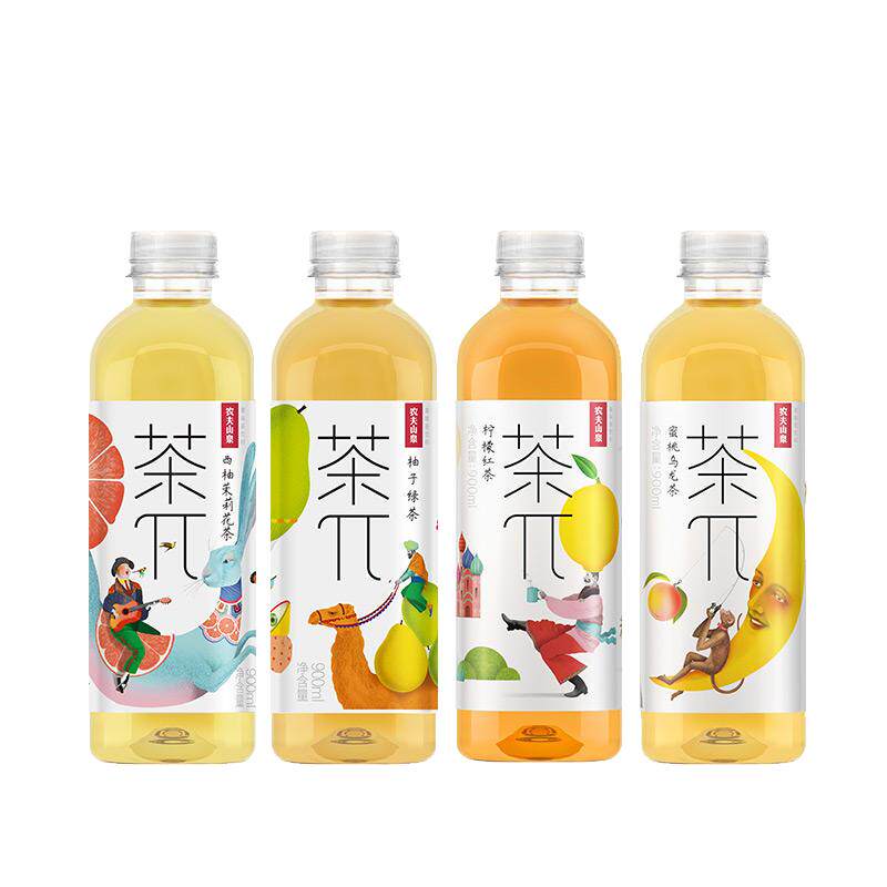 茶派饮料500ml/900ml多口味