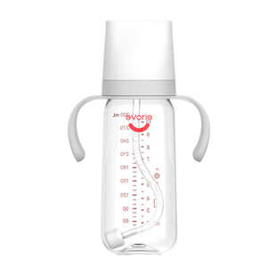 爱得利玻璃奶瓶300mL宽口径宝宝防摔硅胶软保护套大容量掌柜推荐