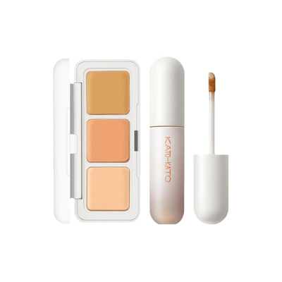 三色遮瑕盘黑眼圈遮瑕盘斑点