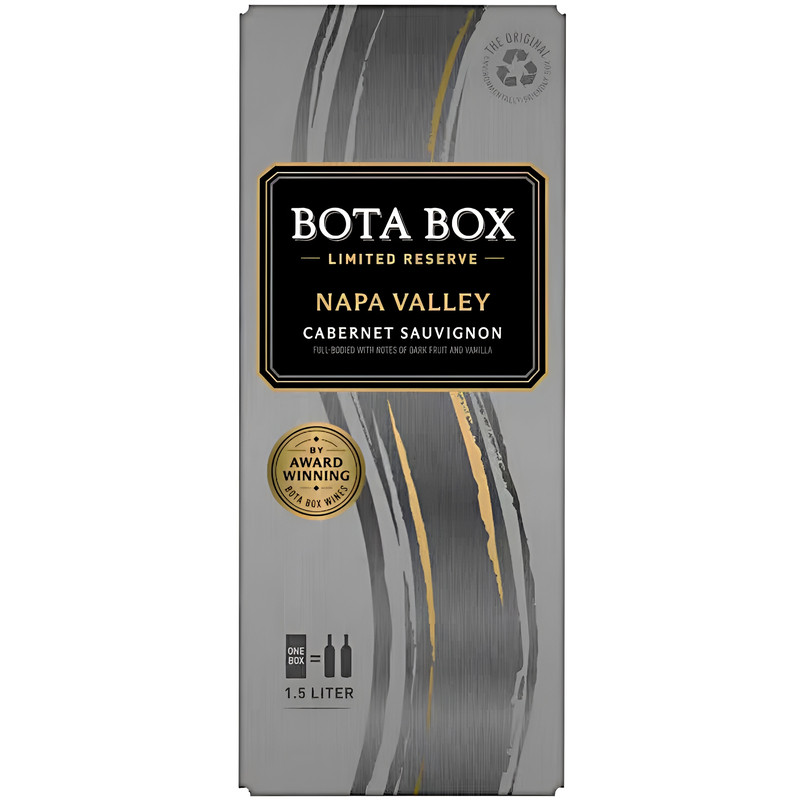 Napa Valley 纳帕谷 赤霞珠干型红葡萄酒1.5升 Bota box 勃塔宝盒