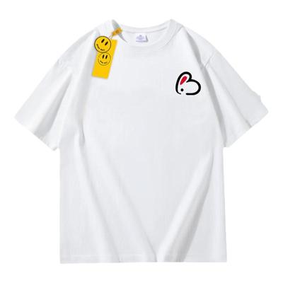 日系小兔子潮流圆领短袖T恤纯棉