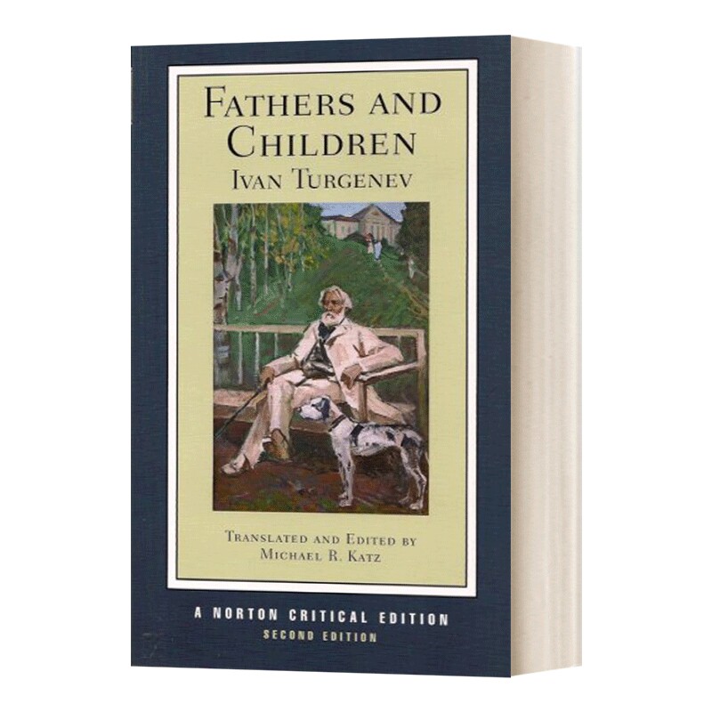英文原版小说 Fathers and Children 父与子 第二版 诺顿文学解读系列 英文版 进口英语原版书籍