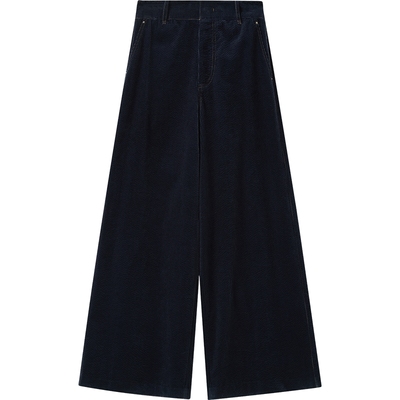 播商场同款宽松直筒休闲裤女25秋季新款高腰阔腿裤BDS4KD3560