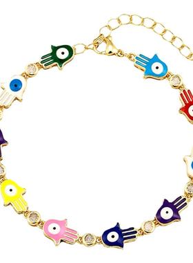 LUCKJAY彩色情侣多巴胺手链嘻哈