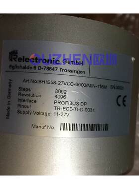 议价德国TR编码器BHIS58-27VDC-6000/MN-115M现货原装正品