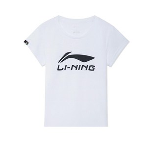 李宁短袖T恤文化衫羽毛球系列大LOGO运动服情侣装AHSR789/790