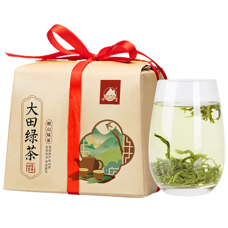 现货崂茗正宗大田绿茶