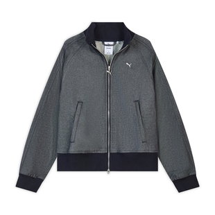 PUMA彪马女子MUSINSA联名春季宽松做旧牛仔复古工装T7外套638017