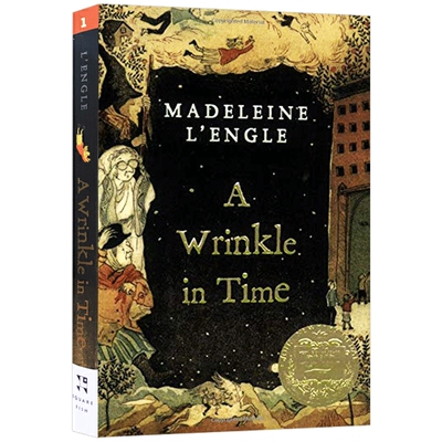 时间的皱折 英文原版小说A Wrinkle in Time时间的皱纹梅格时空大冒险安徒生文学奖纽伯瑞金奖进口英语儿童科幻小说书籍傻狗温迪克