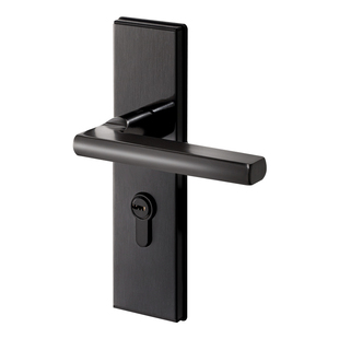 名门静音门锁室内锁具家用通用型卫生间卧室房间厕所木门把手黑色