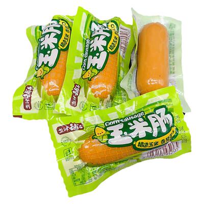 盐津铺子玉米肠肉灌类独立小包装