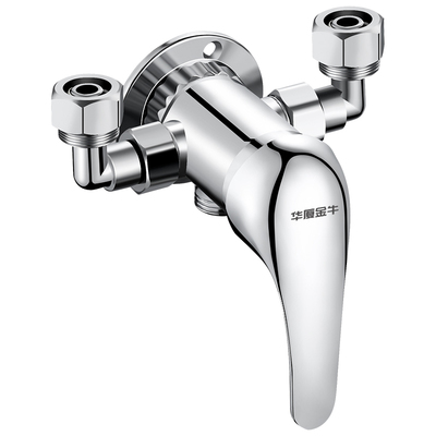 太阳能混水阀全铜明装电热水器淋浴花洒套装带上水冷热混合阀开关