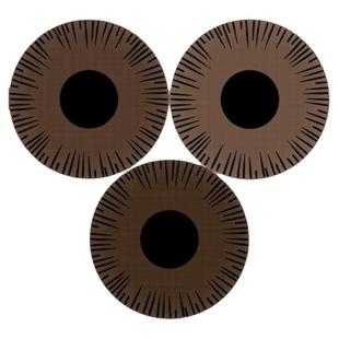 1片装盲片无视力虹膜角膜缺损眼睛医用美容片遮瑕疵遮光隐形眼镜