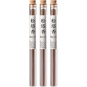 松塔香沉香安神檀香家用碌柚叶好运降真香净化磁场纯香薰天然线香